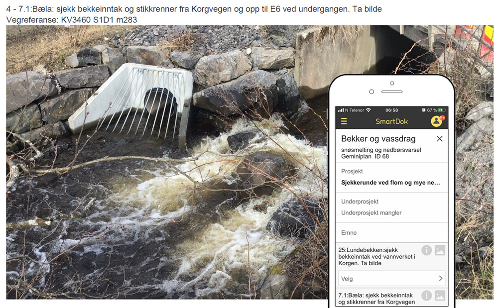 Flom Lillehammer kommune app SmartDok